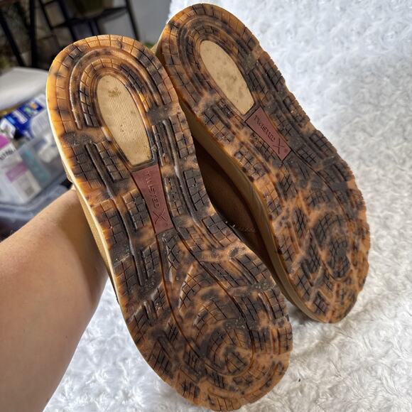 Twisted X Men's Tawny Brown CellStretch Wedge Driving Moc MCAX004 Size 9 Wide - Picture 5 of 10